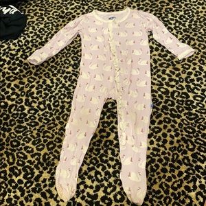 Kickee Pants Swan Footie